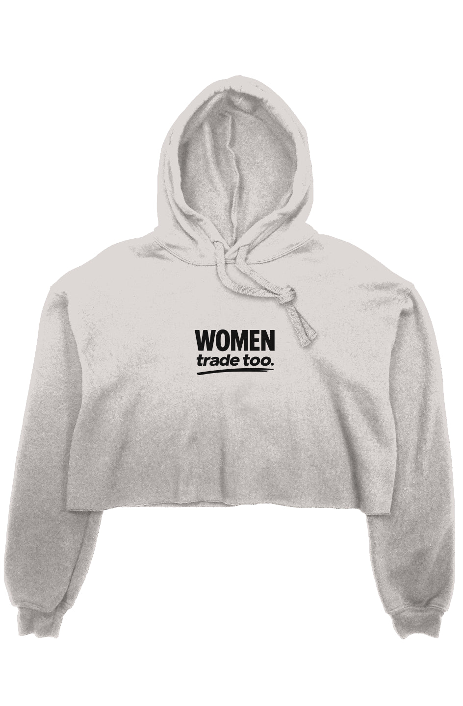 WTT crop fleece hoodie
