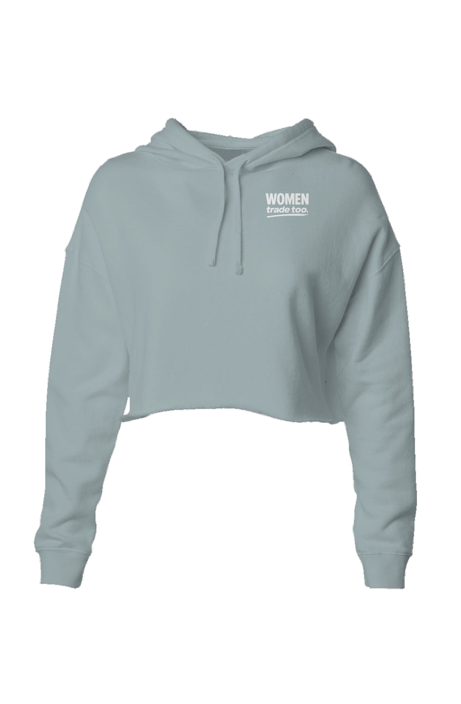 Lightweight Women Trade Too Crop Hoodie