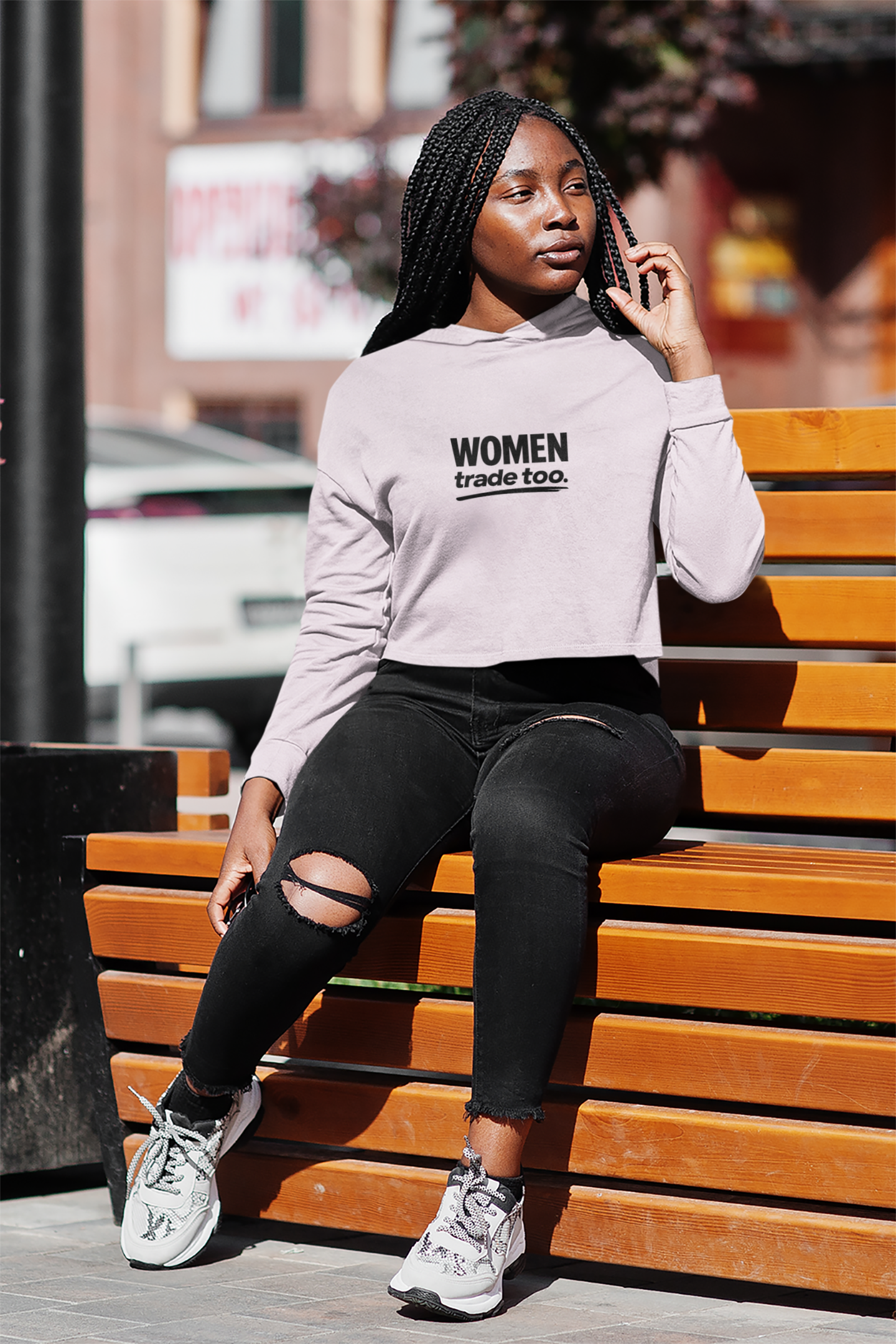 Lightweight Crop Hoodie
