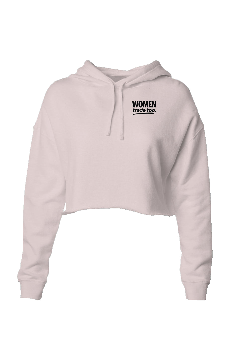 Lightweight Women Trade Too Crop Hoodie