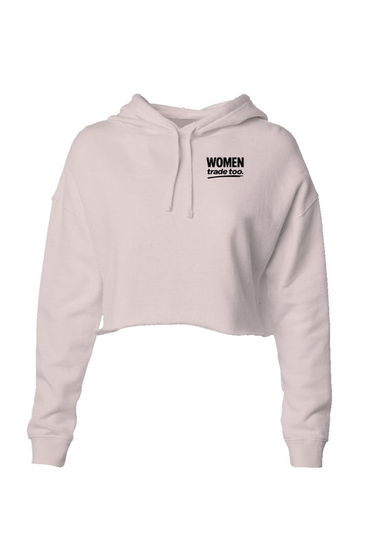 Lightweight Women Trade Too Crop Hoodie