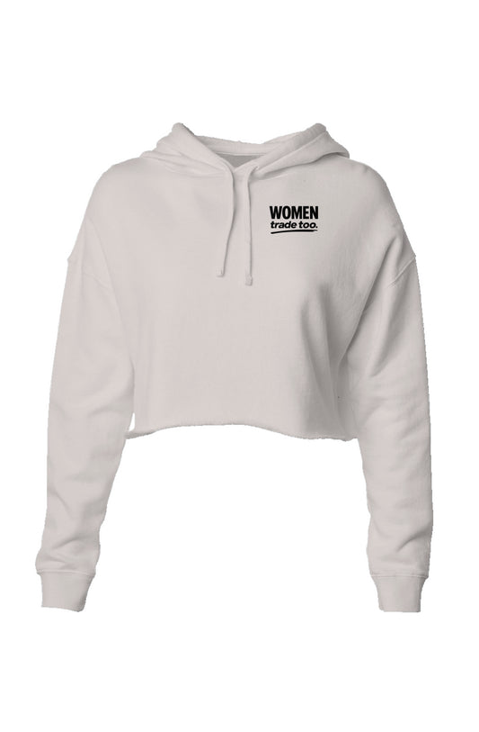 Lightweight Women Trade Too Crop Hoodie