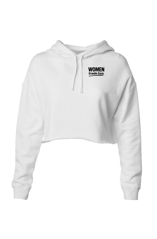 Lightweight Women Trade Too Crop Hoodie