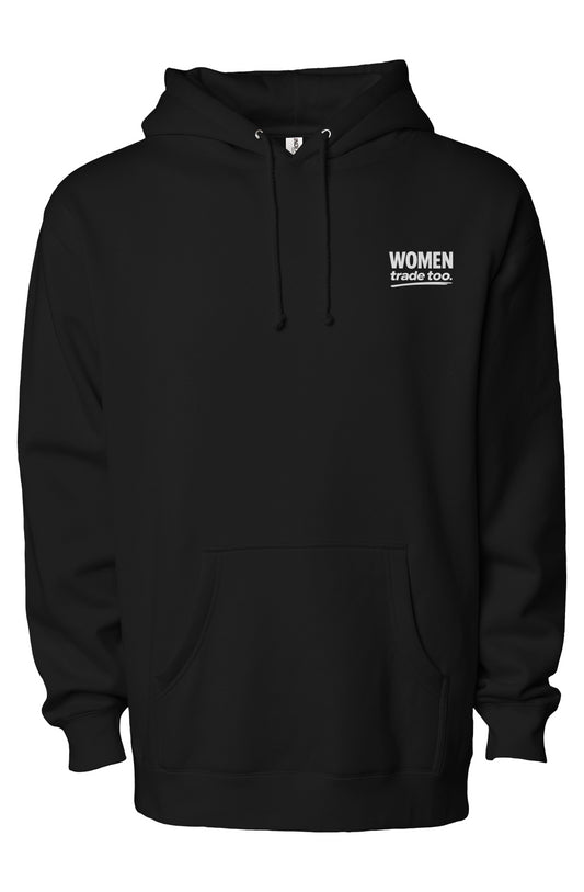 Signature heavyweight pullover hoodie (white logo)